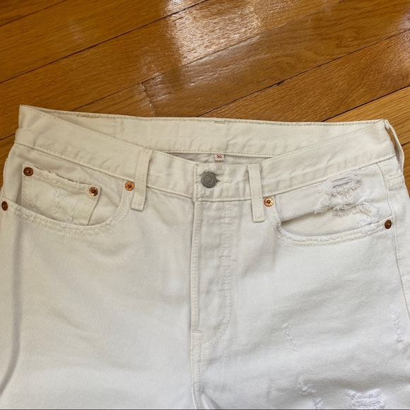 Levi's Wedgie Icon Fit in Vintage Chalk 30 - Picture 7 of 11